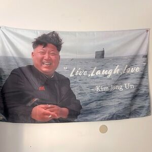 Kim jong un tapestry